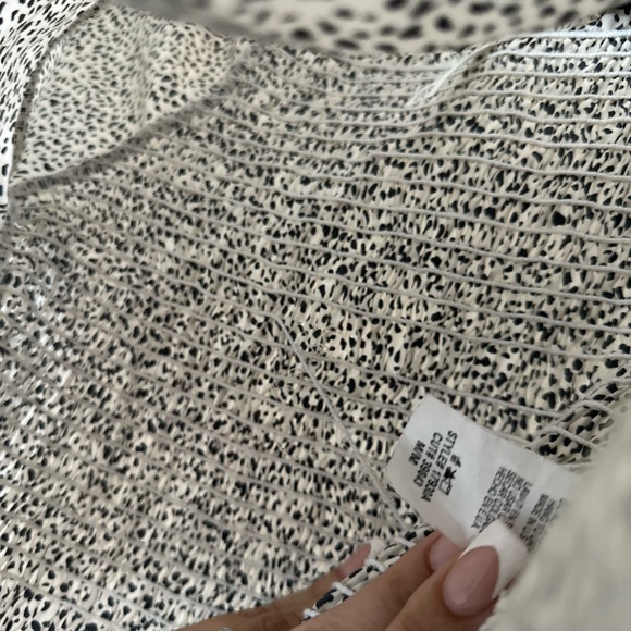 Leopard print crop longsleeve crop - Picture 3 of 3